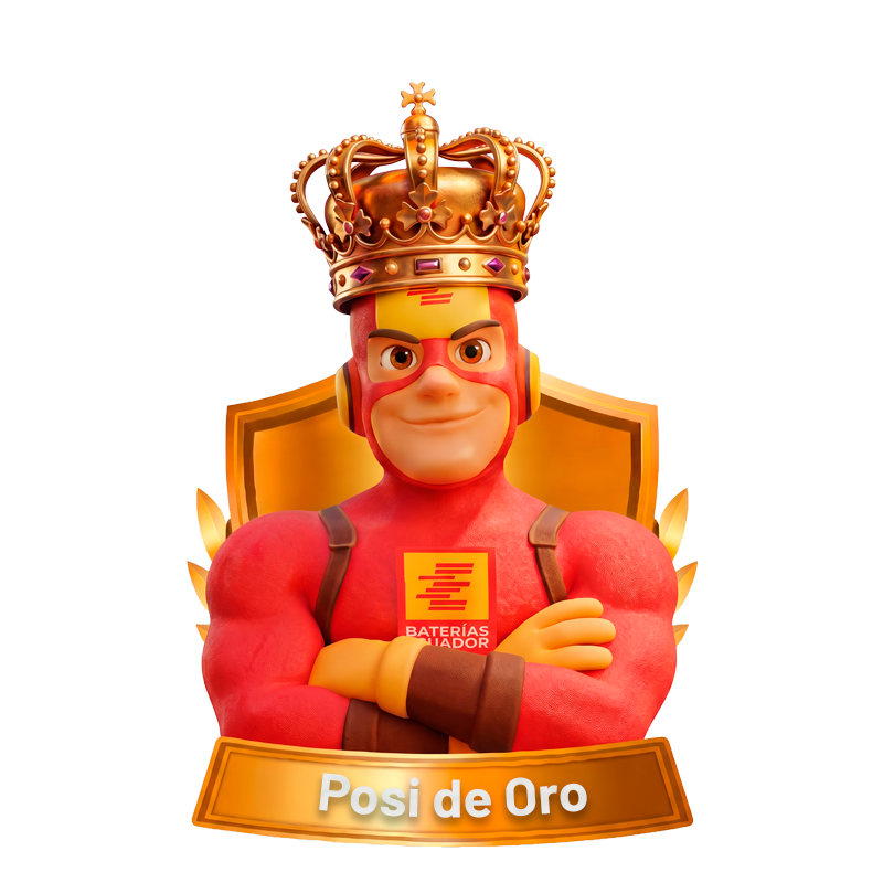 Posi de Oro, mascota de Baterías Ecuador